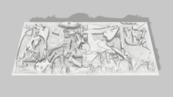 Modelo 3D del Guernica de Picasso Modelo 3D del Guernica de Picasso